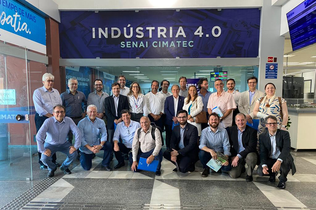 Comitiva da CBIC visita o CIMATEC